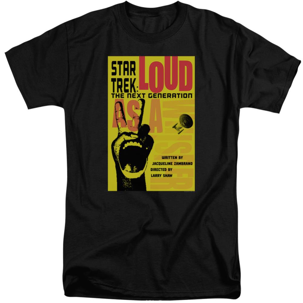 Star Trek TNG Season 2 Episode 5 Men's 18/1 Tall Cotton Short-Sleeve T-Shirt