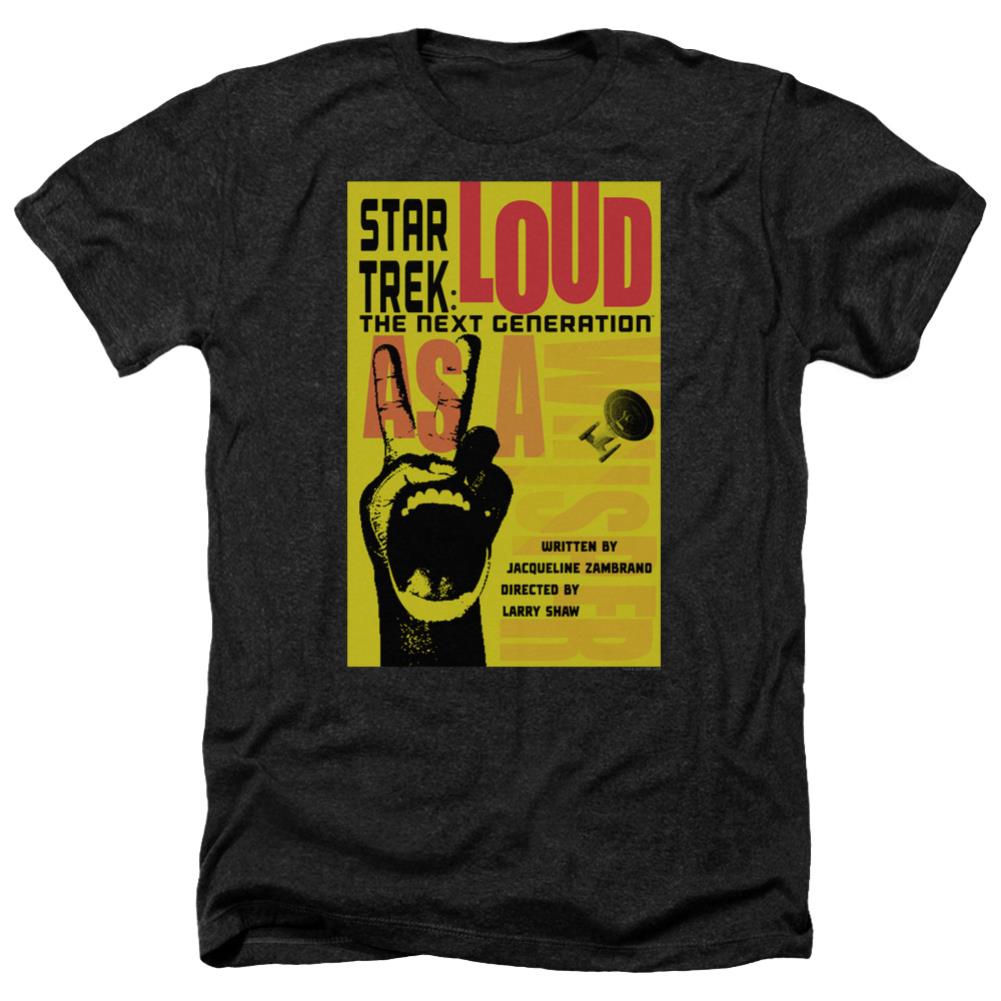 Star Trek TNG Season 2 Episode 5 Men's 30/1 Heather 60 40 Poly Short-Sleeve T-Shirt