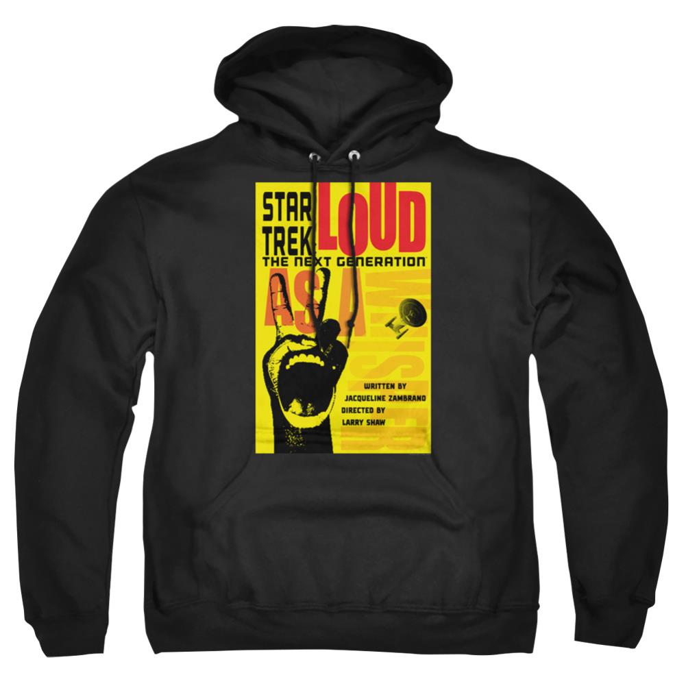 Star Trek TNG Season 2 Episode 5 Men's Pull-Over 75 25 Poly Hoodie
