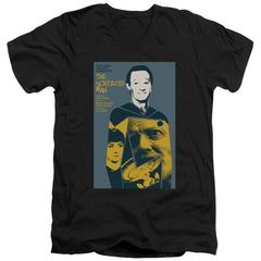 Star Trek TNG Season 2 Episode 6 Men's 30/1 Cotton Slim V-Neck T-Shirt