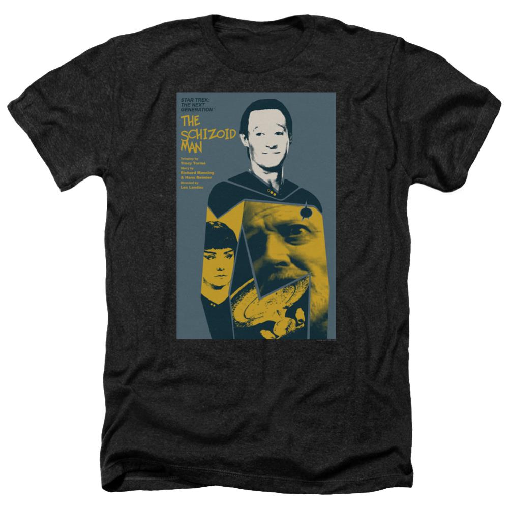 Star Trek TNG Season 2 Episode 6 Men's 30/1 Heather 60 40 Poly Short-Sleeve T-Shirt