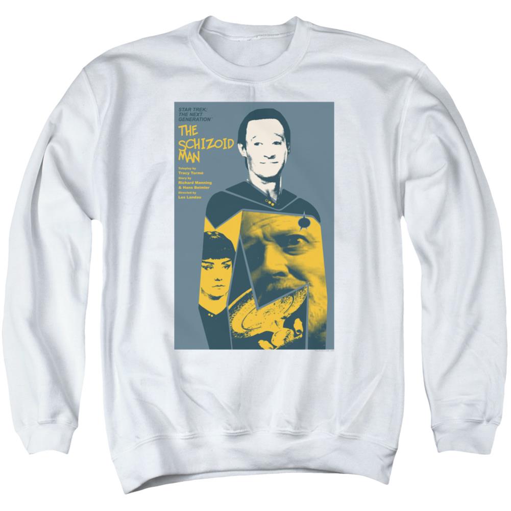 Star Trek TNG Season 2 Episode 6 Men's Crewneck 50 50 Poly Long-Sleeve T-Shirt
