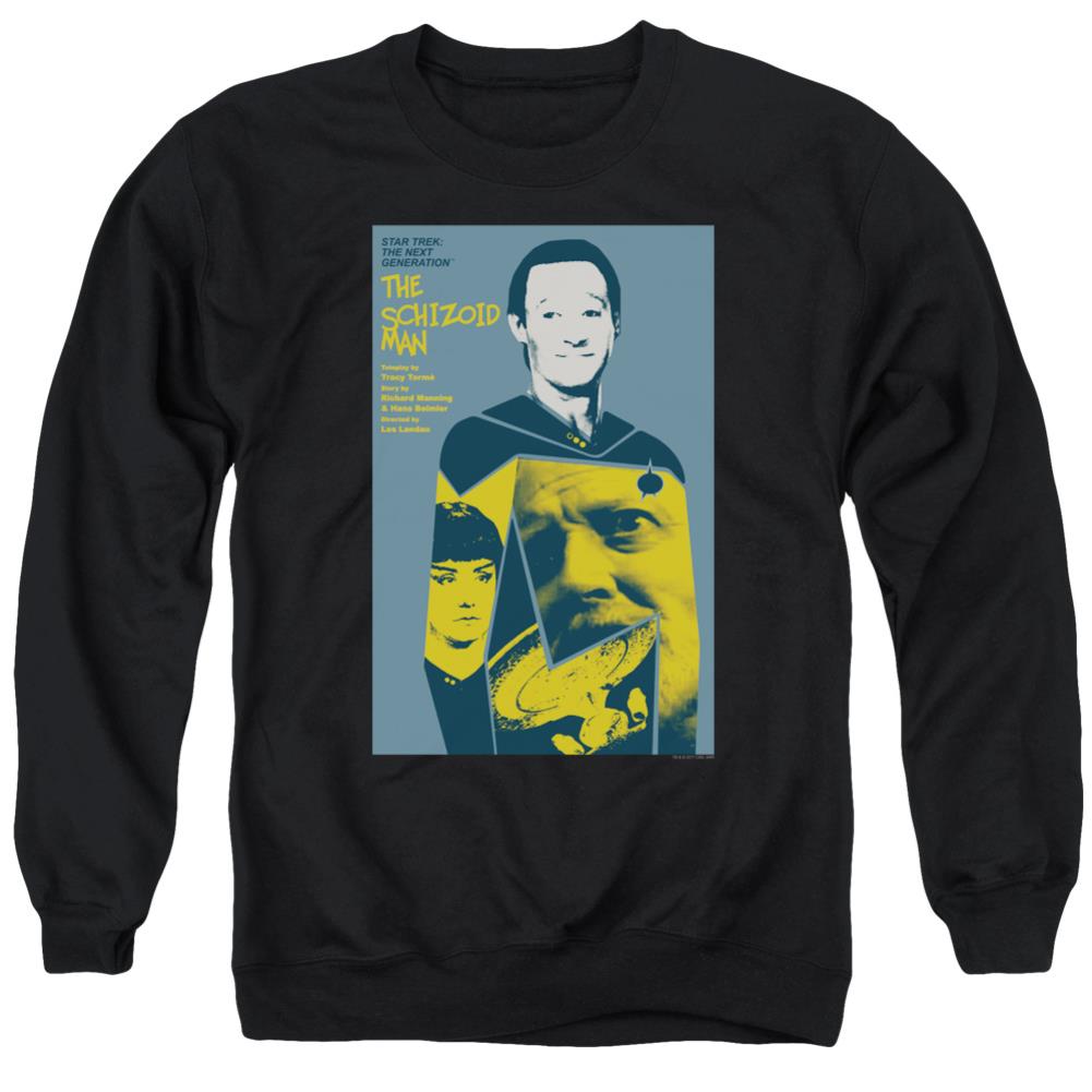 Star Trek TNG Season 2 Episode 6 Men's Crewneck 50 50 Poly Long-Sleeve T-Shirt