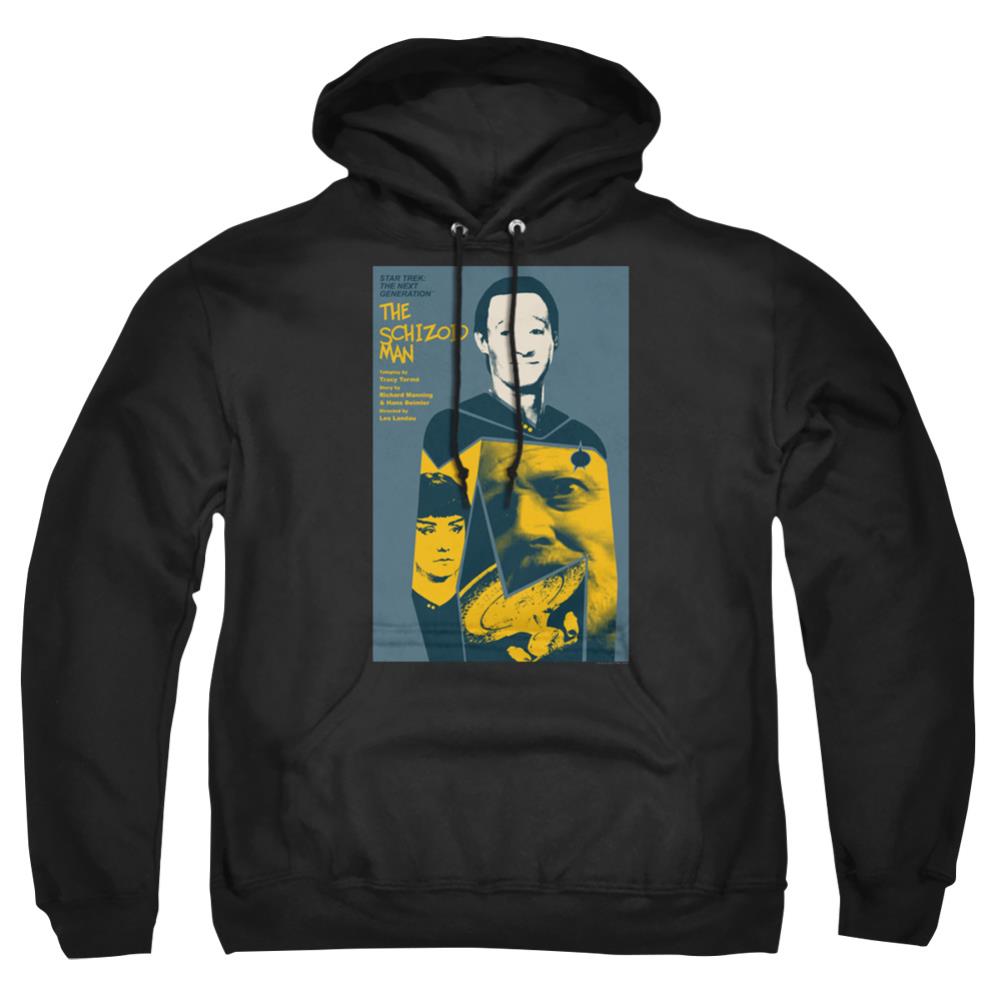 Star Trek TNG Season 2 Episode 6 Men's Pull-Over 75 25 Poly Hoodie