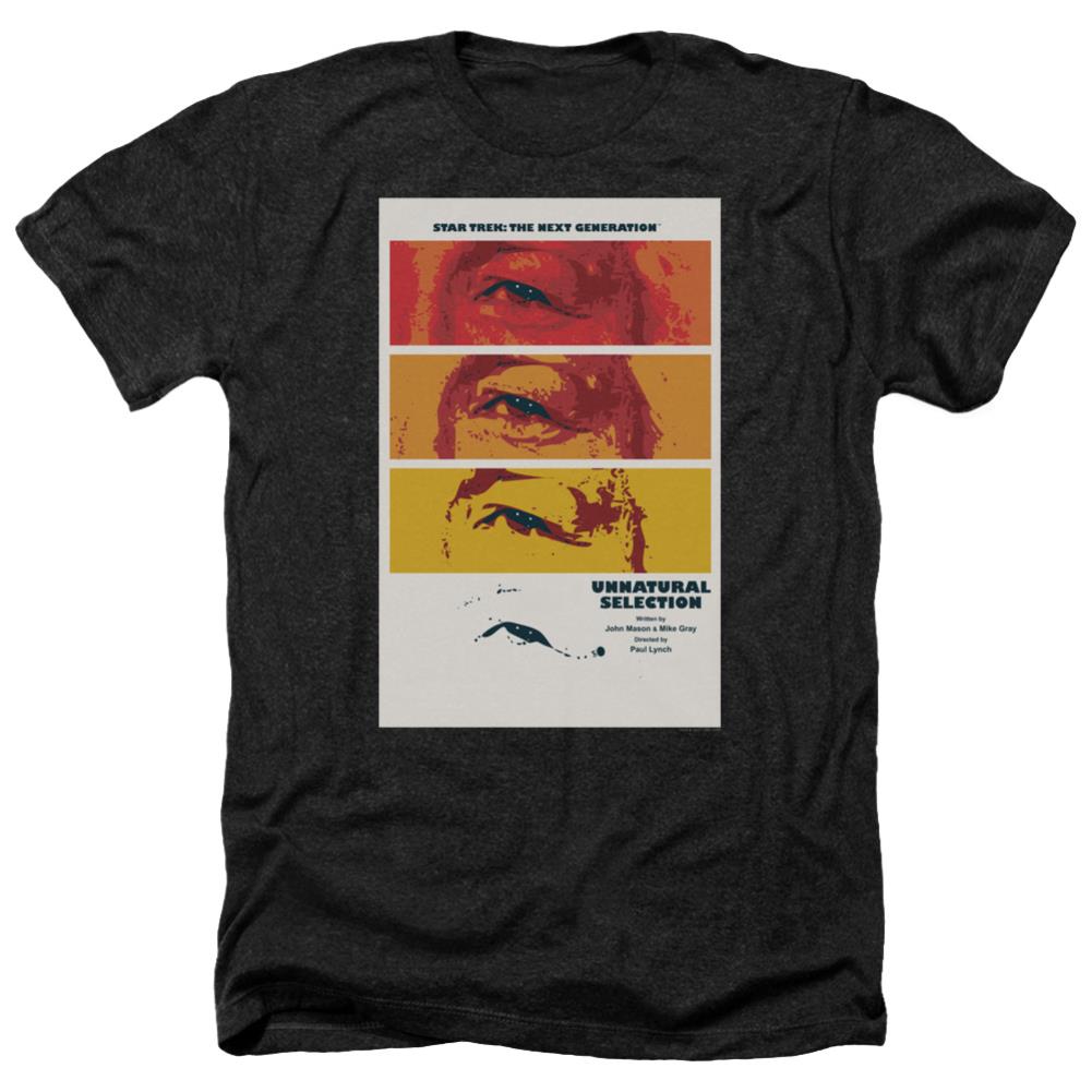 Star Trek TNG Season 2 Episode 7 Men's 30/1 Heather 60 40 Poly Short-Sleeve T-Shirt