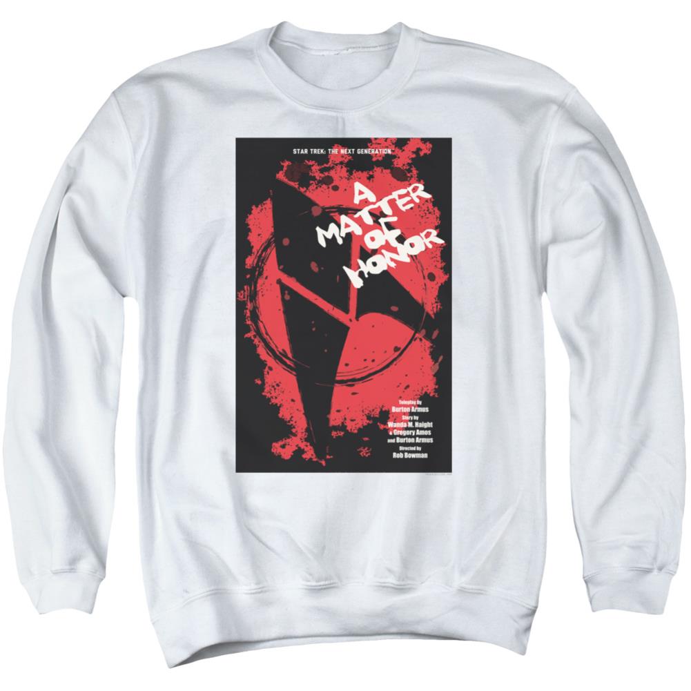 Star Trek TNG Season 2 Episode 8 Men's Crewneck 50 50 Poly Long-Sleeve T-Shirt