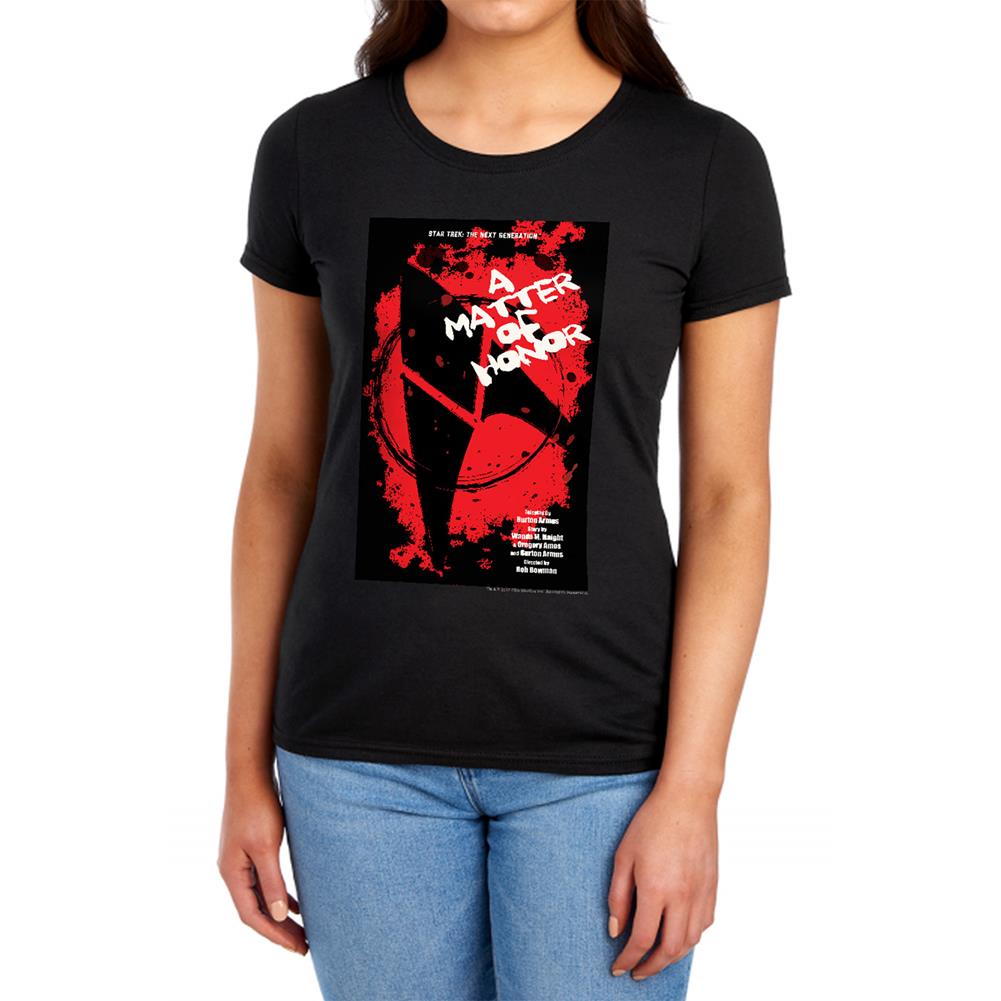 Star Trek TNG Season 2 Episode 8 Women's 18/1 Cotton Short-Sleeve T-Shirt
