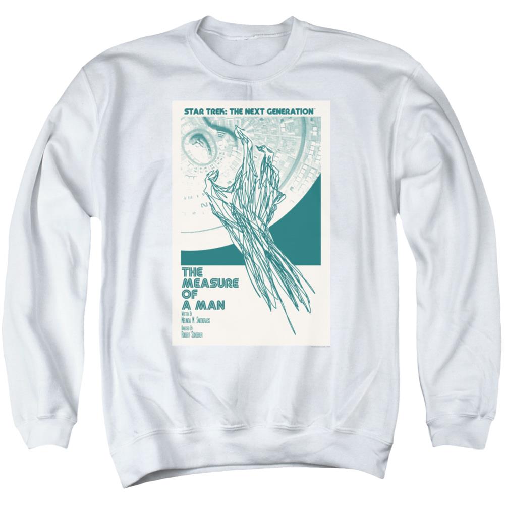 Star Trek TNG Season 2 Episode 9 Men's Crewneck 50 50 Poly Long-Sleeve T-Shirt