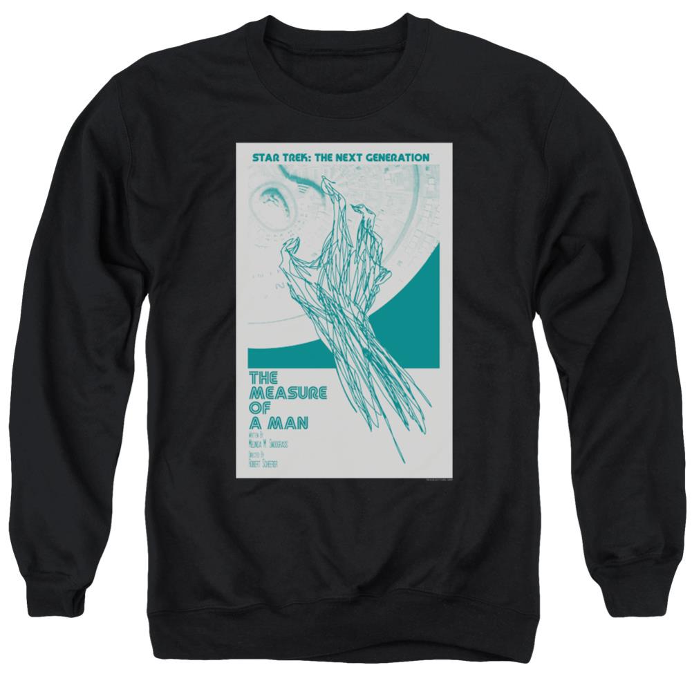Star Trek TNG Season 2 Episode 9 Men's Crewneck 50 50 Poly Long-Sleeve T-Shirt