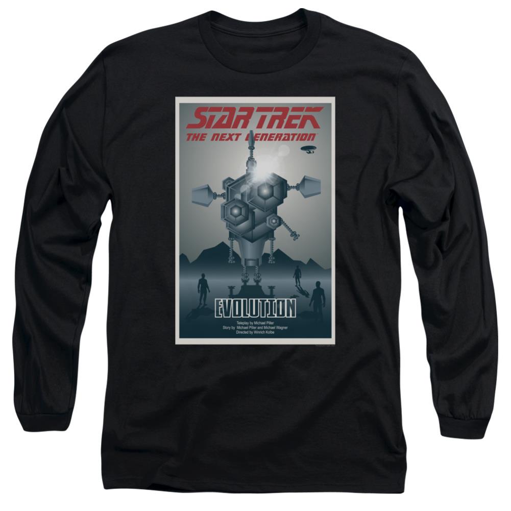 Star Trek TNG Season 3 Episode 1 Men's 18/1 Cotton Long-Sleeve T-Shirt