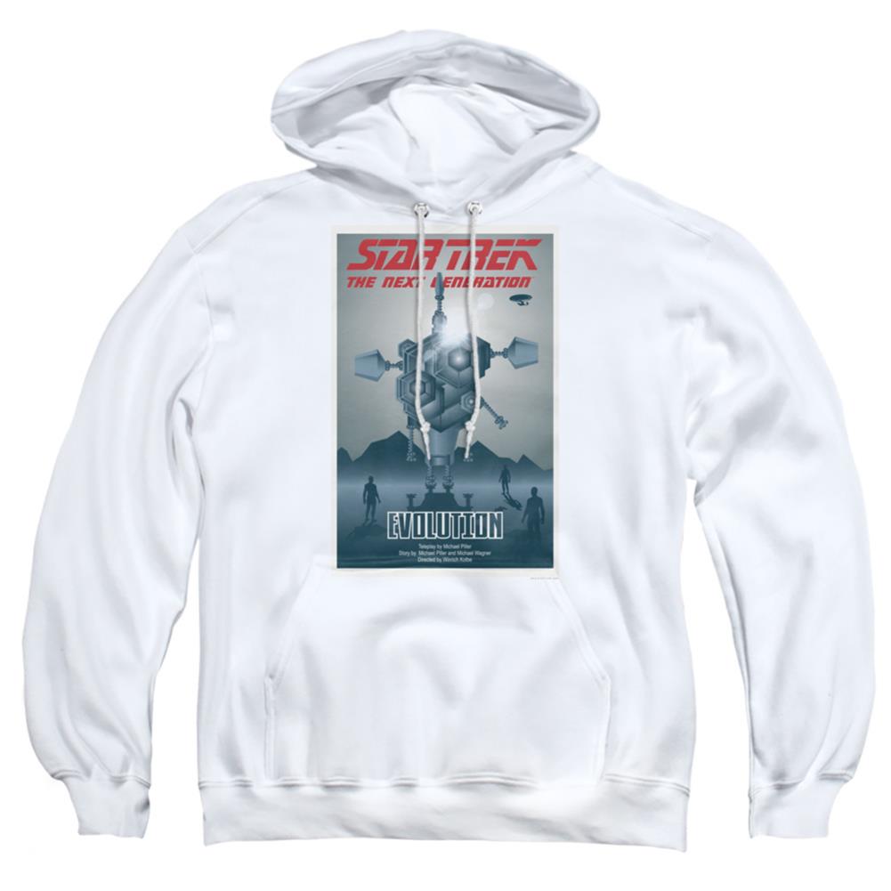 Star Trek TNG Season 3 Episode 1 Men's Pull-Over 75 25 Poly Hoodie