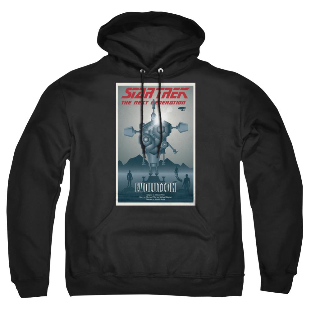 Star Trek TNG Season 3 Episode 1 Men's Pull-Over 75 25 Poly Hoodie