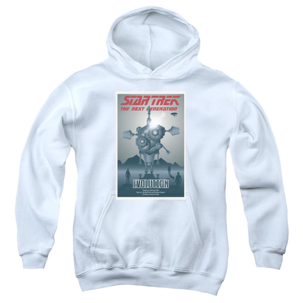 Star Trek TNG Season 3 Episode 1 Youth Cotton Poly Pull-Over Hoodie