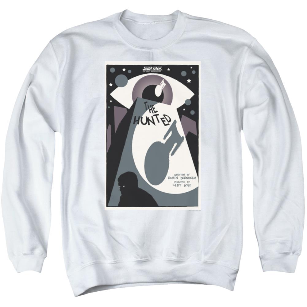 Star Trek TNG Season 3 Episode 11 Men's Crewneck 50 50 Poly Long-Sleeve T-Shirt