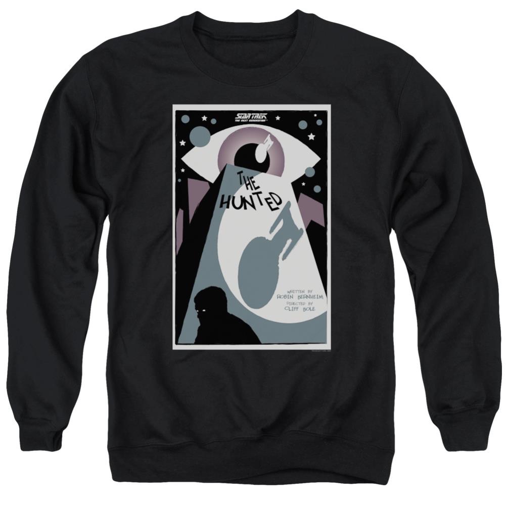 Star Trek TNG Season 3 Episode 11 Men's Crewneck 50 50 Poly Long-Sleeve T-Shirt