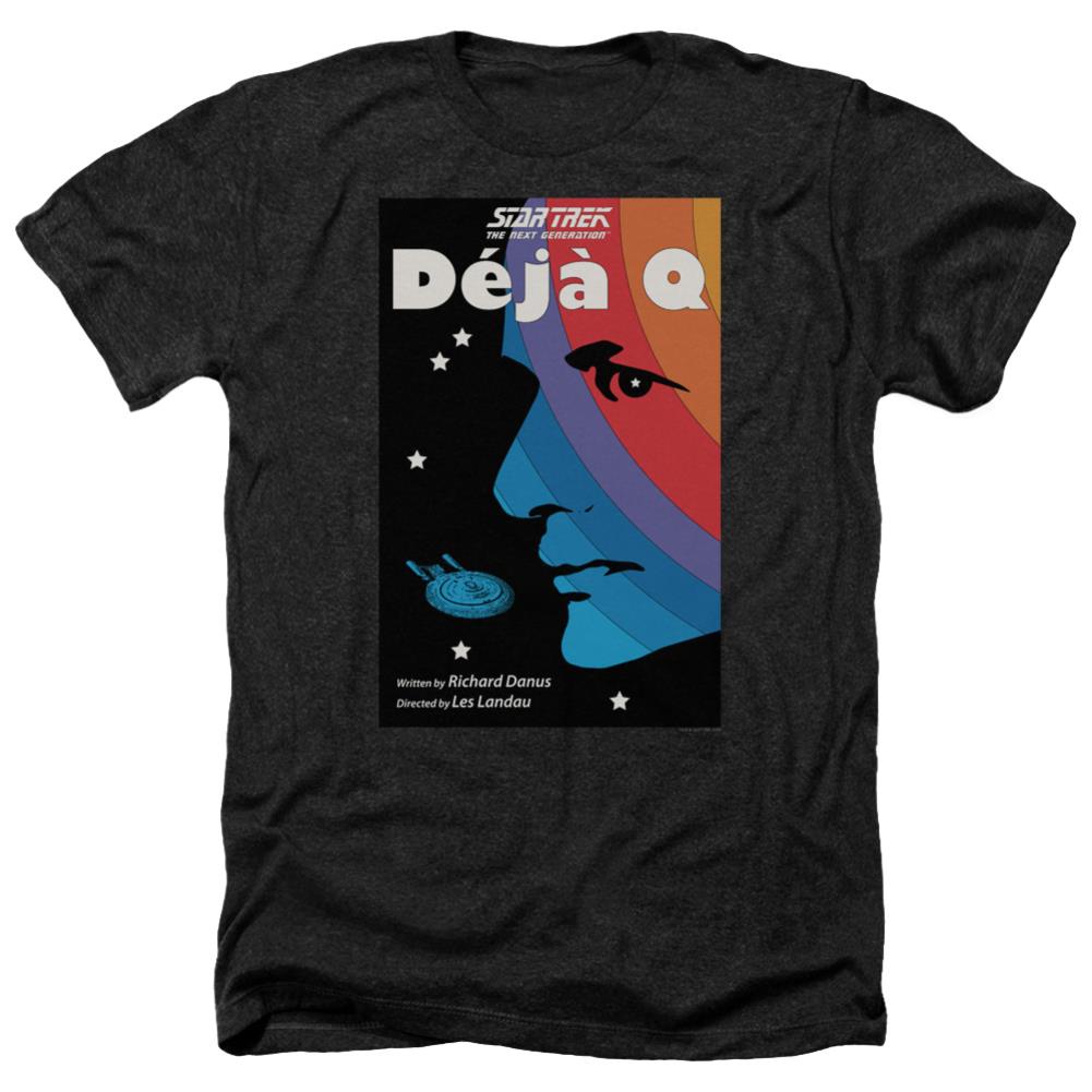 Star Trek TNG Season 3 Episode 13 Men's 30/1 Heather 60 40 Poly Short-Sleeve T-Shirt