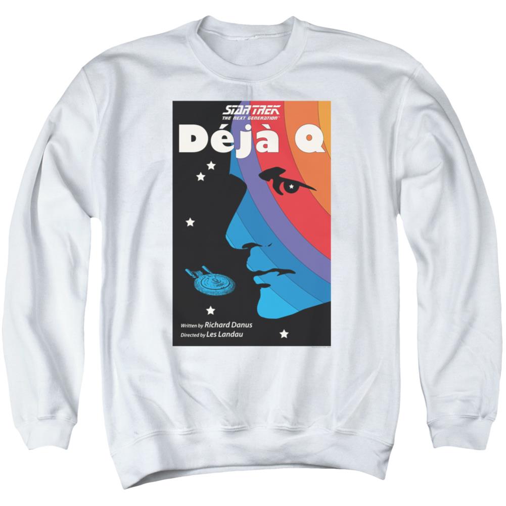 Star Trek TNG Season 3 Episode 13 Men's Crewneck 50 50 Poly Long-Sleeve T-Shirt