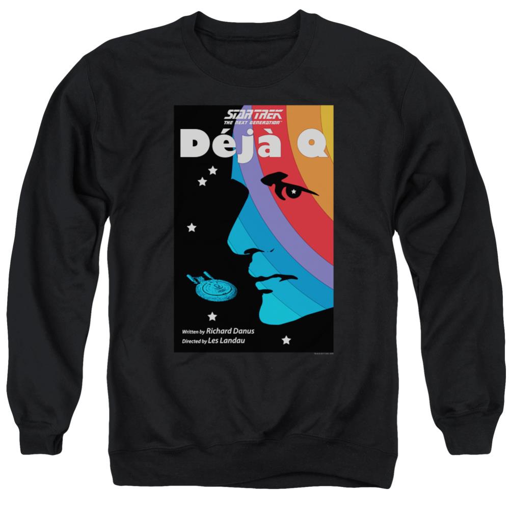 Star Trek TNG Season 3 Episode 13 Men's Crewneck 50 50 Poly Long-Sleeve T-Shirt