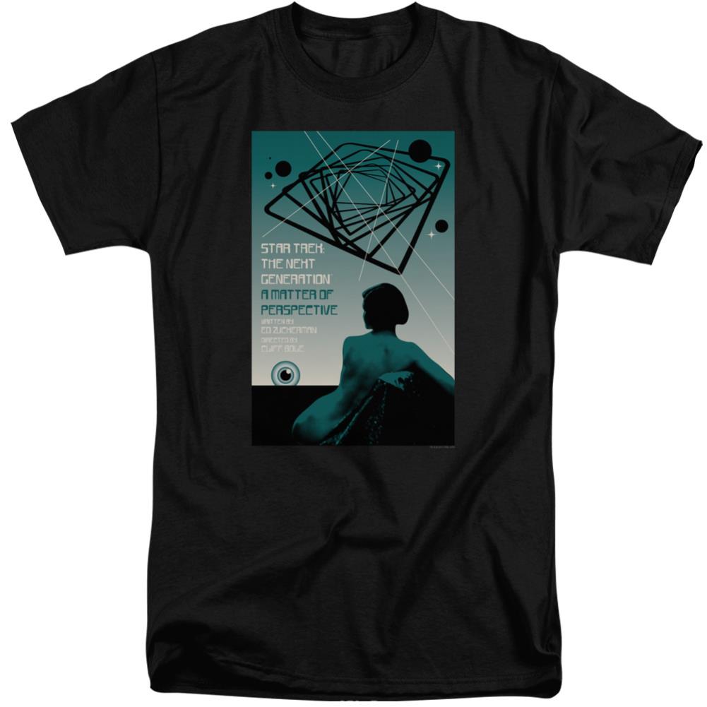 Star Trek TNG Season 3 Episode 14 Men's 18/1 Tall Cotton Short-Sleeve T-Shirt