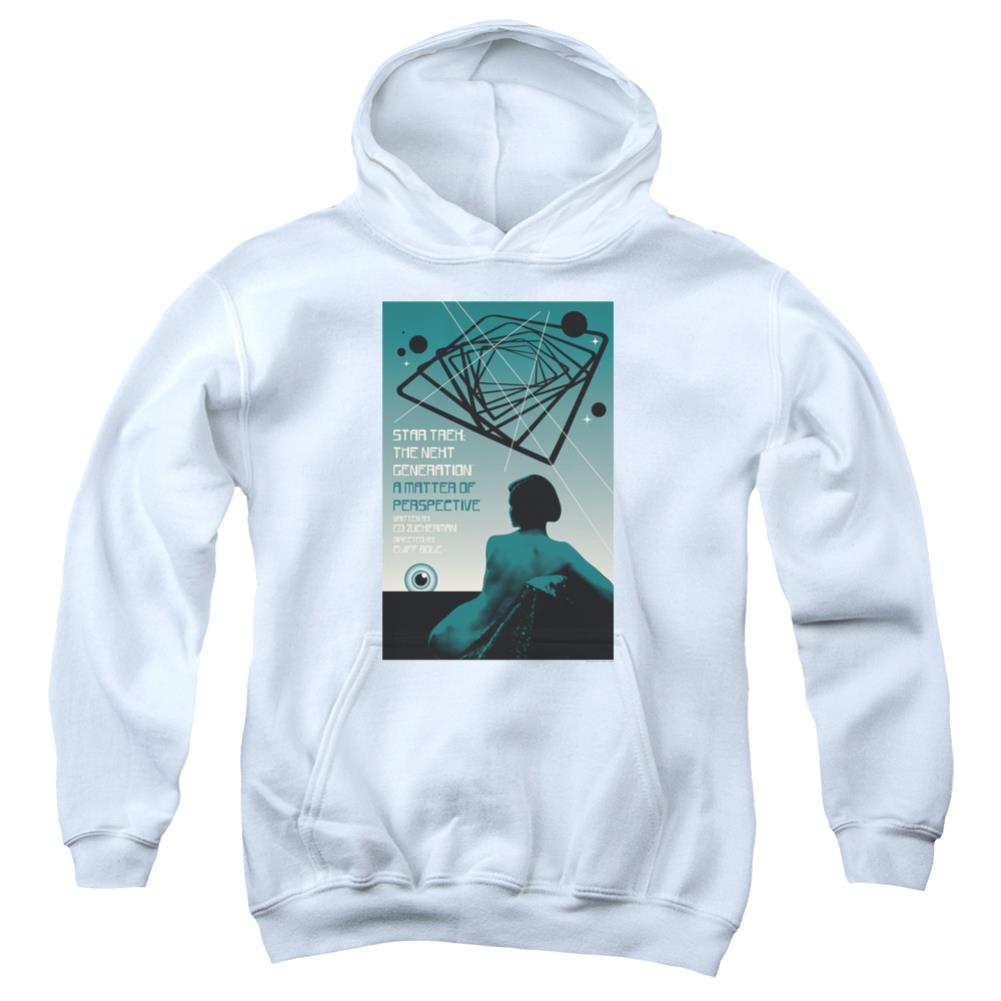 Star Trek TNG Season 3 Episode 14 Youth Cotton Poly Pull-Over Hoodie