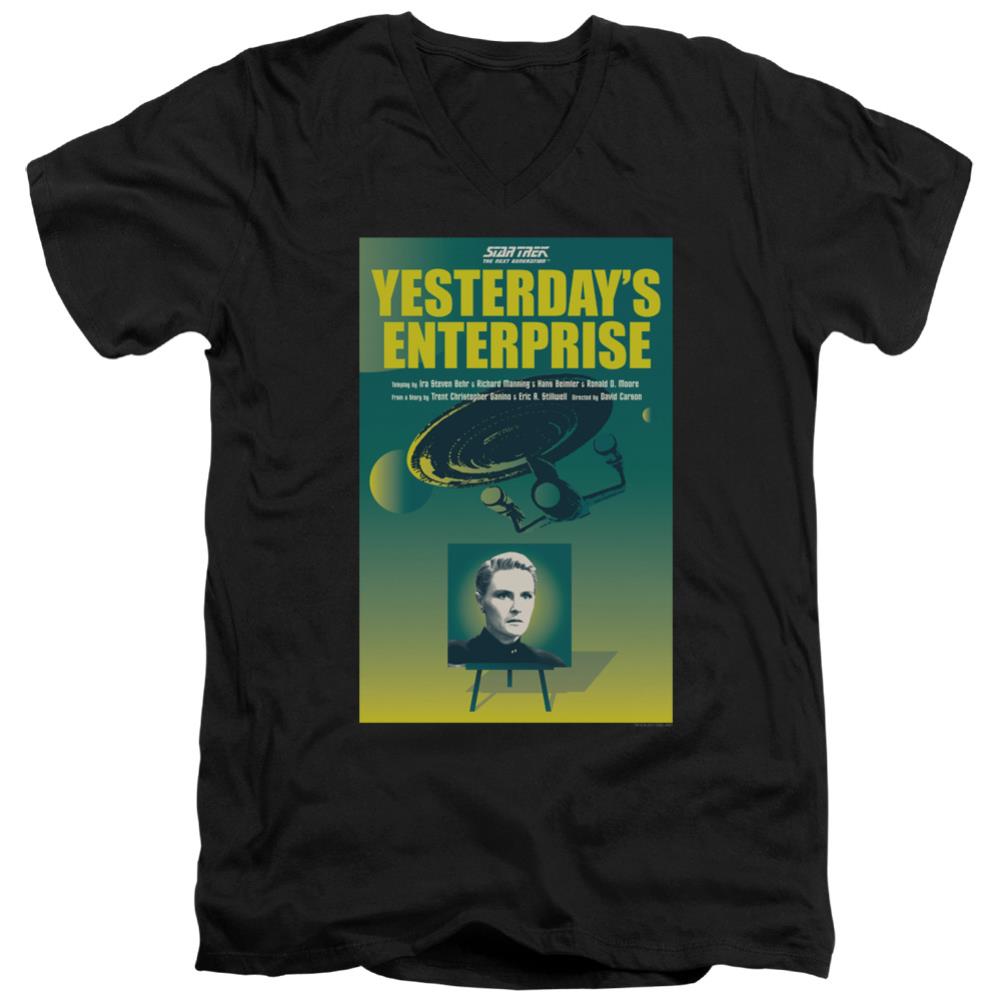Star Trek TNG Season 3 Episode 15 Men's 30/1 Cotton Slim V-Neck T-Shirt