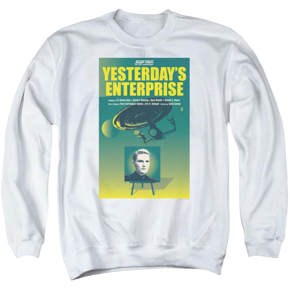Star Trek TNG Season 3 Episode 15 Men's Crewneck 50 50 Poly Long-Sleeve T-Shirt