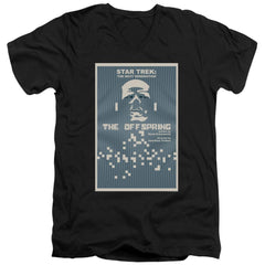 Star Trek TNG Season 3 Episode 16 Men's 30/1 Cotton Slim V-Neck T-Shirt