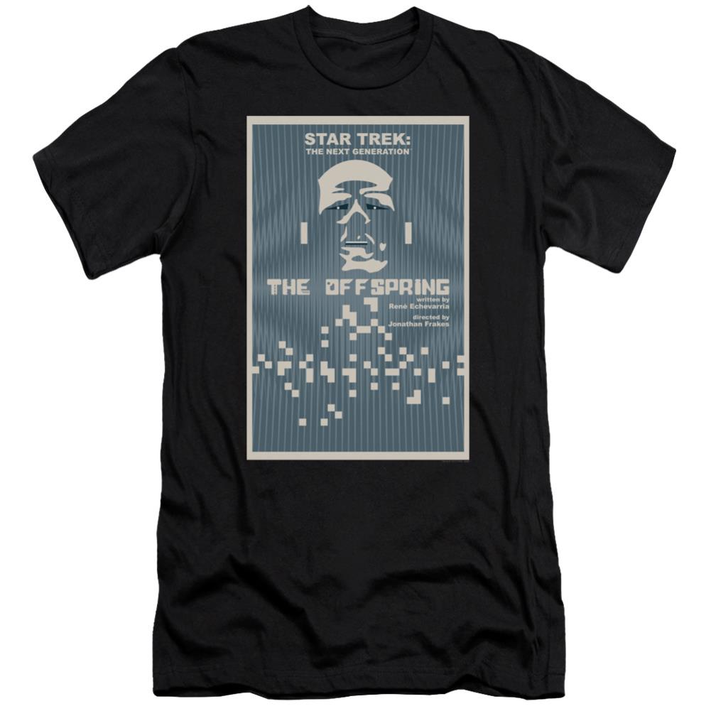 Star Trek TNG Season 3 Episode 16 Men's Ultra-Soft 30/1 Cotton Slim Short-Sleeve T-Shirt