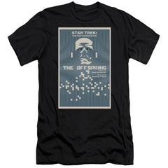 Star Trek TNG Season 3 Episode 16 Men's Ultra-Soft 30/1 Cotton Slim Short-Sleeve T-Shirt