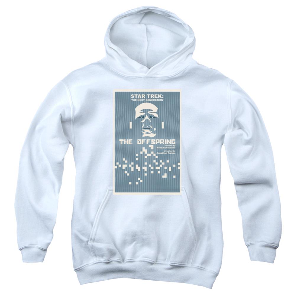 Star Trek TNG Season 3 Episode 16 Youth Cotton Poly Pull-Over Hoodie