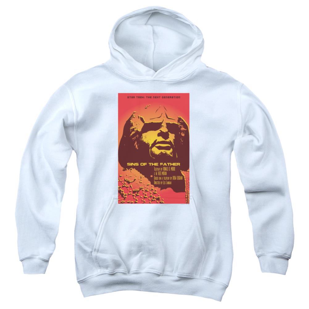 Star Trek TNG Season 3 Episode 17 Youth Cotton Poly Pull-Over Hoodie