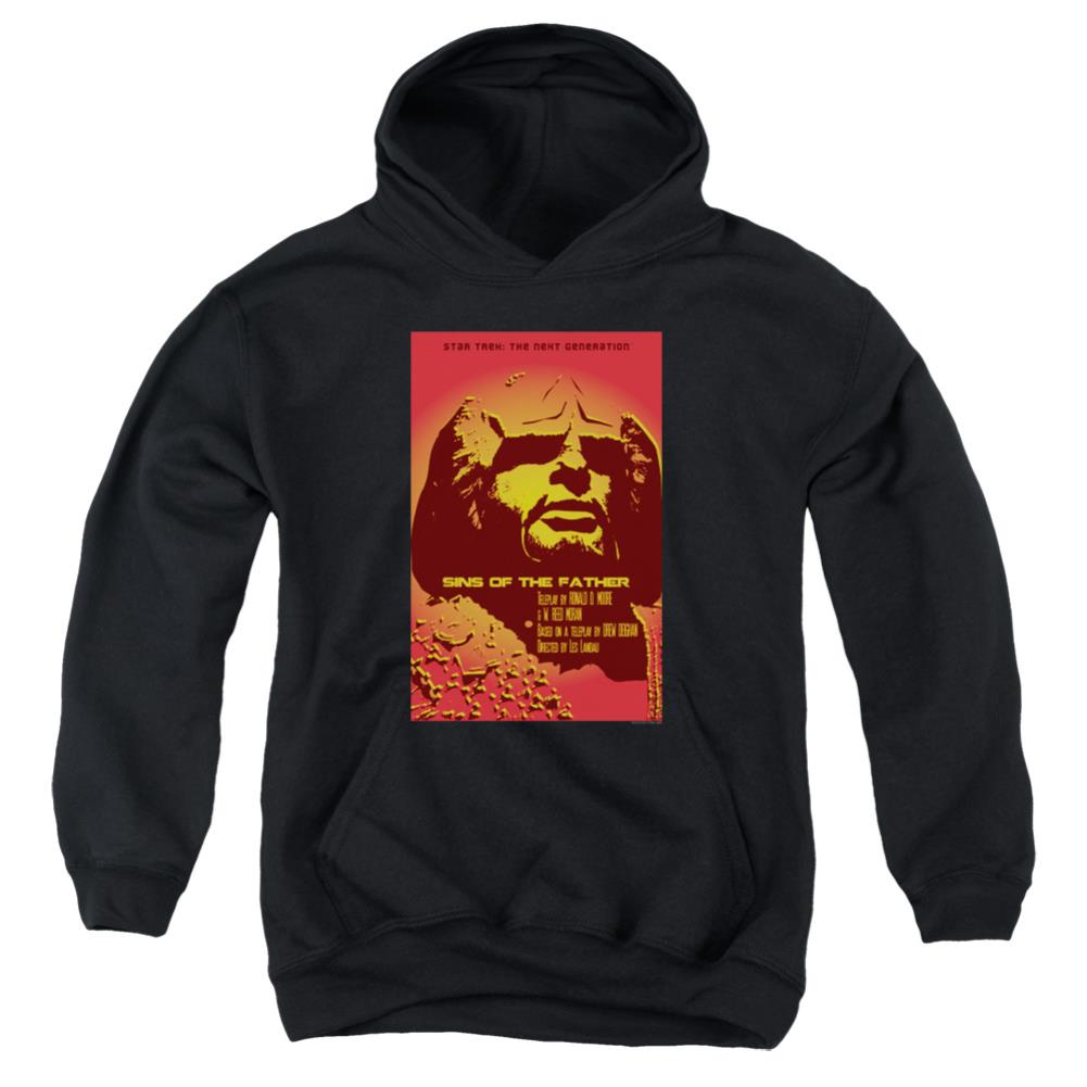 Star Trek TNG Season 3 Episode 17 Youth Cotton Poly Pull-Over Hoodie