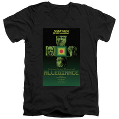 Star Trek TNG Season 3 Episode 18 Men's 30/1 Cotton Slim V-Neck T-Shirt
