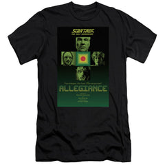 Star Trek TNG Season 3 Episode 18 Men's Ultra-Soft 30/1 Cotton Slim Short-Sleeve T-Shirt