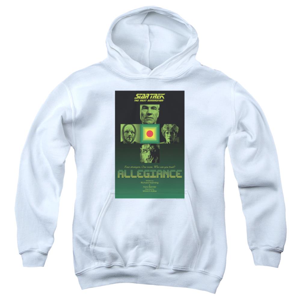 Star Trek TNG Season 3 Episode 18 Youth Cotton Poly Pull-Over Hoodie