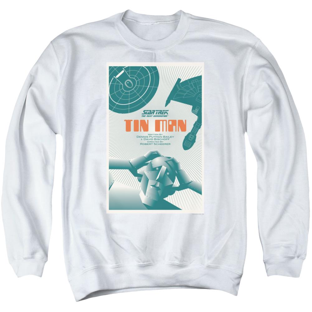 Star Trek TNG Season 3 Episode 20 Men's Crewneck 50 50 Poly Long-Sleeve T-Shirt