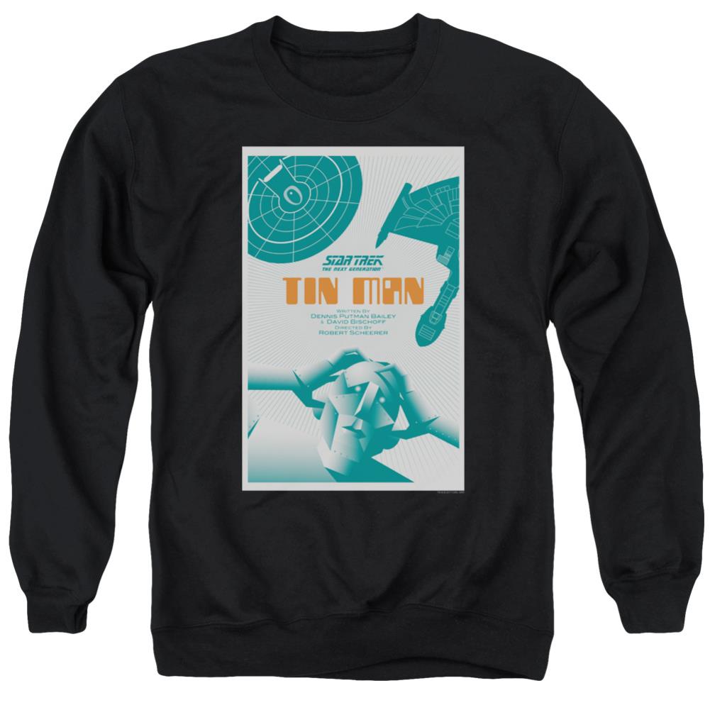 Star Trek TNG Season 3 Episode 20 Men's Crewneck 50 50 Poly Long-Sleeve T-Shirt