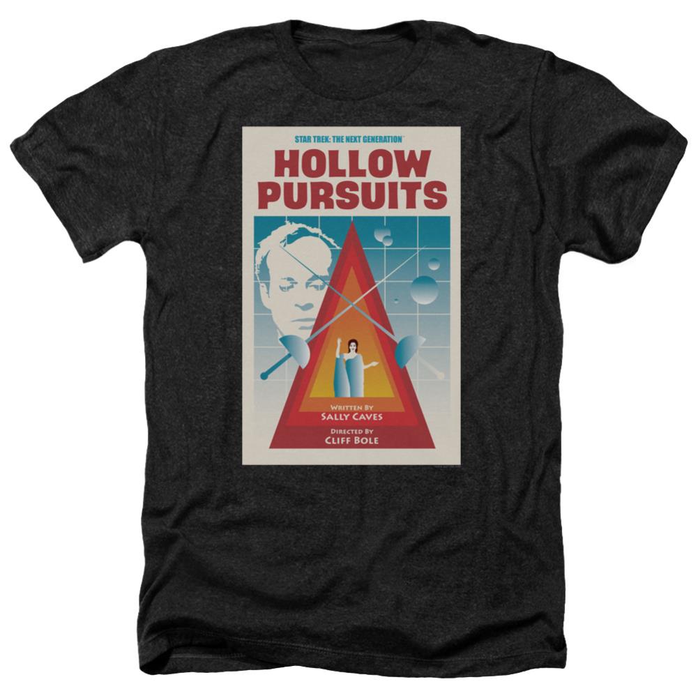 Star Trek TNG Season 3 Episode 21 Men's 30/1 Heather 60 40 Poly Short-Sleeve T-Shirt