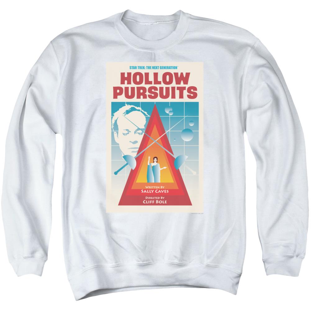 Star Trek TNG Season 3 Episode 21 Men's Crewneck 50 50 Poly Long-Sleeve T-Shirt