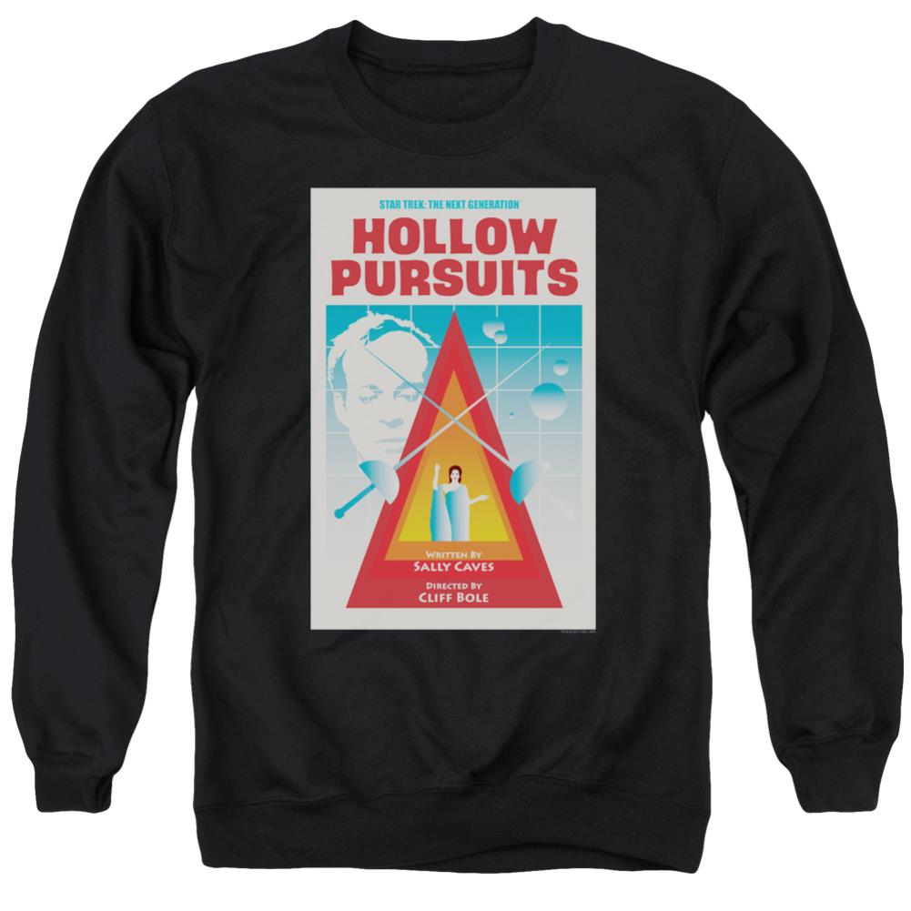 Star Trek TNG Season 3 Episode 21 Men's Crewneck 50 50 Poly Long-Sleeve T-Shirt