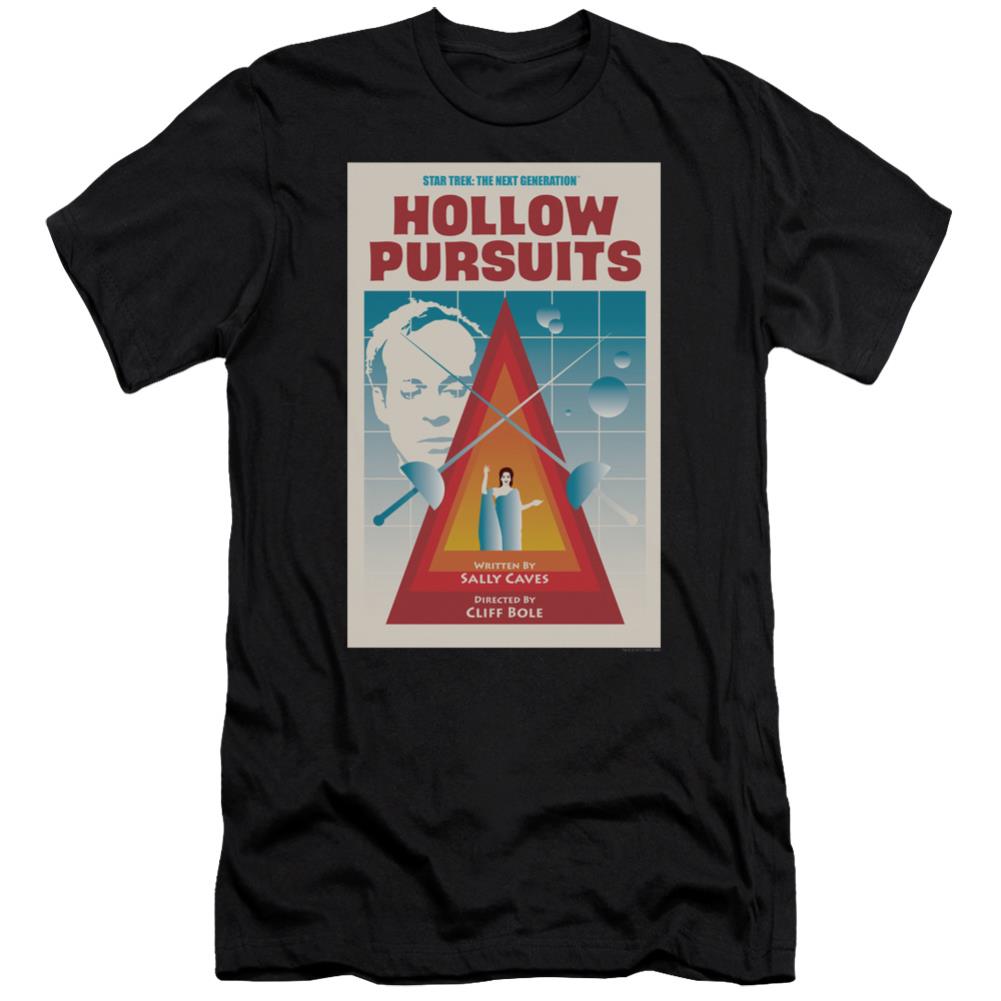 Star Trek TNG Season 3 Episode 21 Men's Ultra-Soft 30/1 Cotton Slim Short-Sleeve T-Shirt