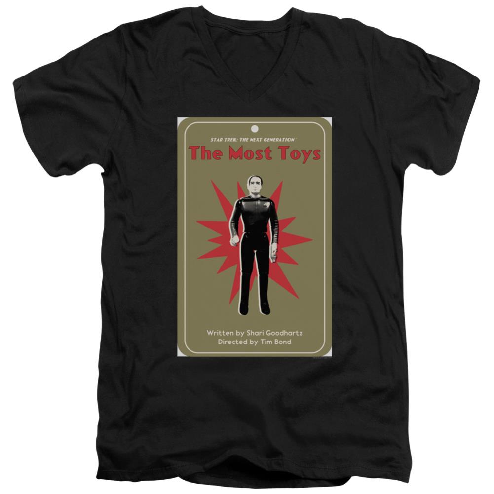 Star Trek TNG Season 3 Episode 22 Men's 30/1 Cotton Slim V-Neck T-Shirt