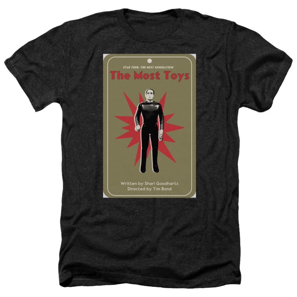 Star Trek TNG Season 3 Episode 22 Men's 30/1 Heather 60 40 Poly Short-Sleeve T-Shirt