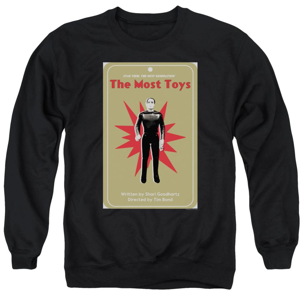 Star Trek TNG Season 3 Episode 22 Men's Crewneck 50 50 Poly Long-Sleeve T-Shirt