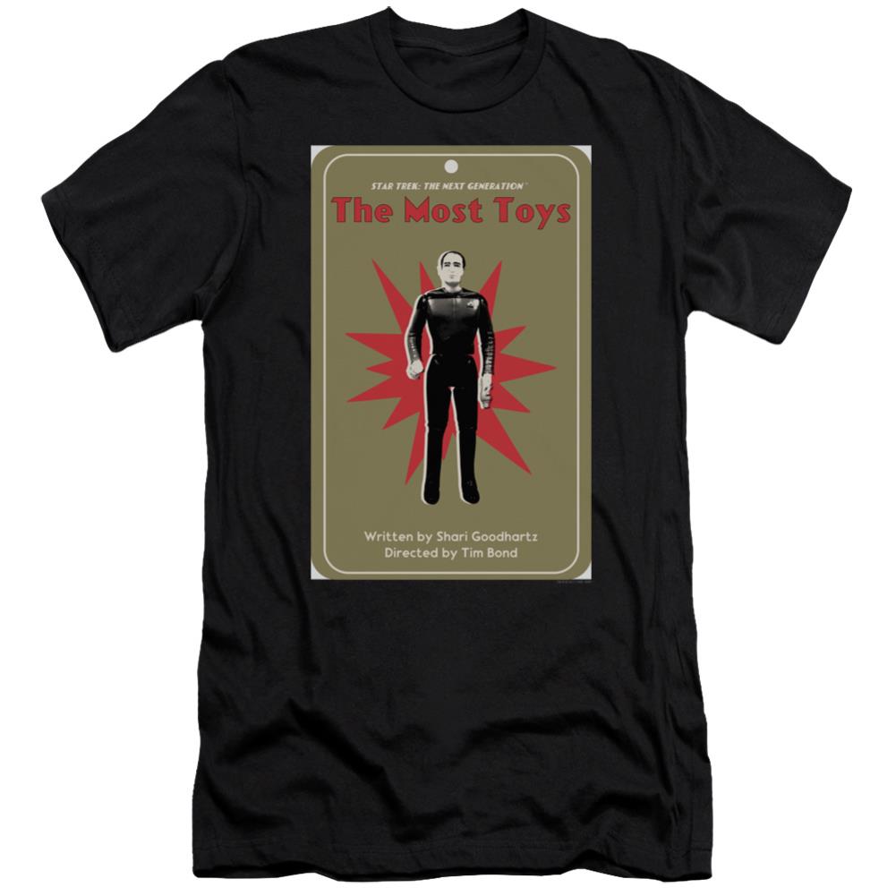 Star Trek TNG Season 3 Episode 22 Men's Ultra-Soft 30/1 Cotton Slim Short-Sleeve T-Shirt