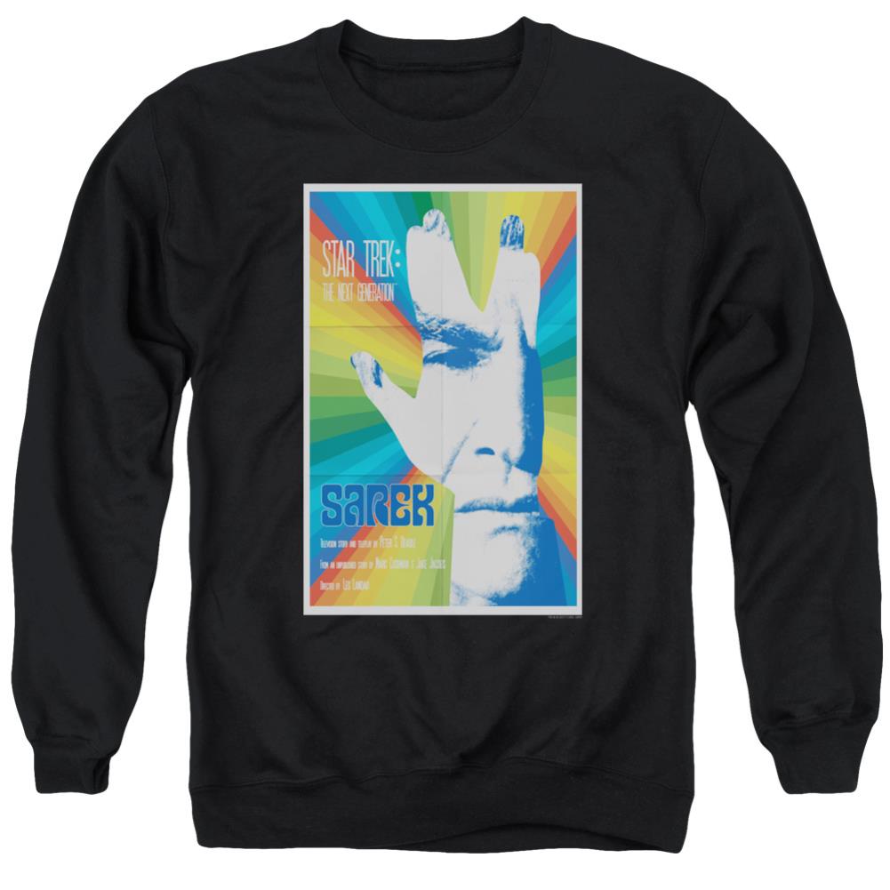 Star Trek TNG Season 3 Episode 23 Men's Crewneck 50 50 Poly Long-Sleeve T-Shirt