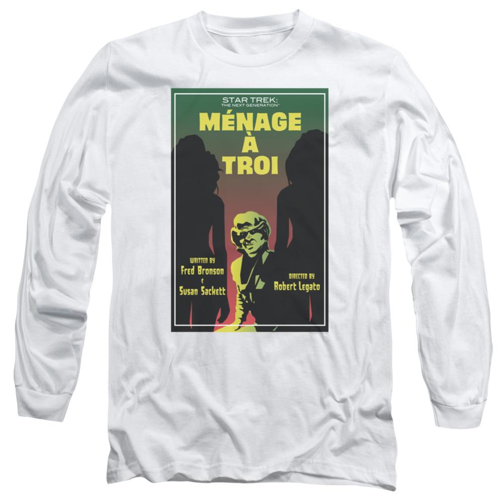 Star Trek TNG Season 3 Episode 24 Men's 18/1 Cotton Long-Sleeve T-Shirt