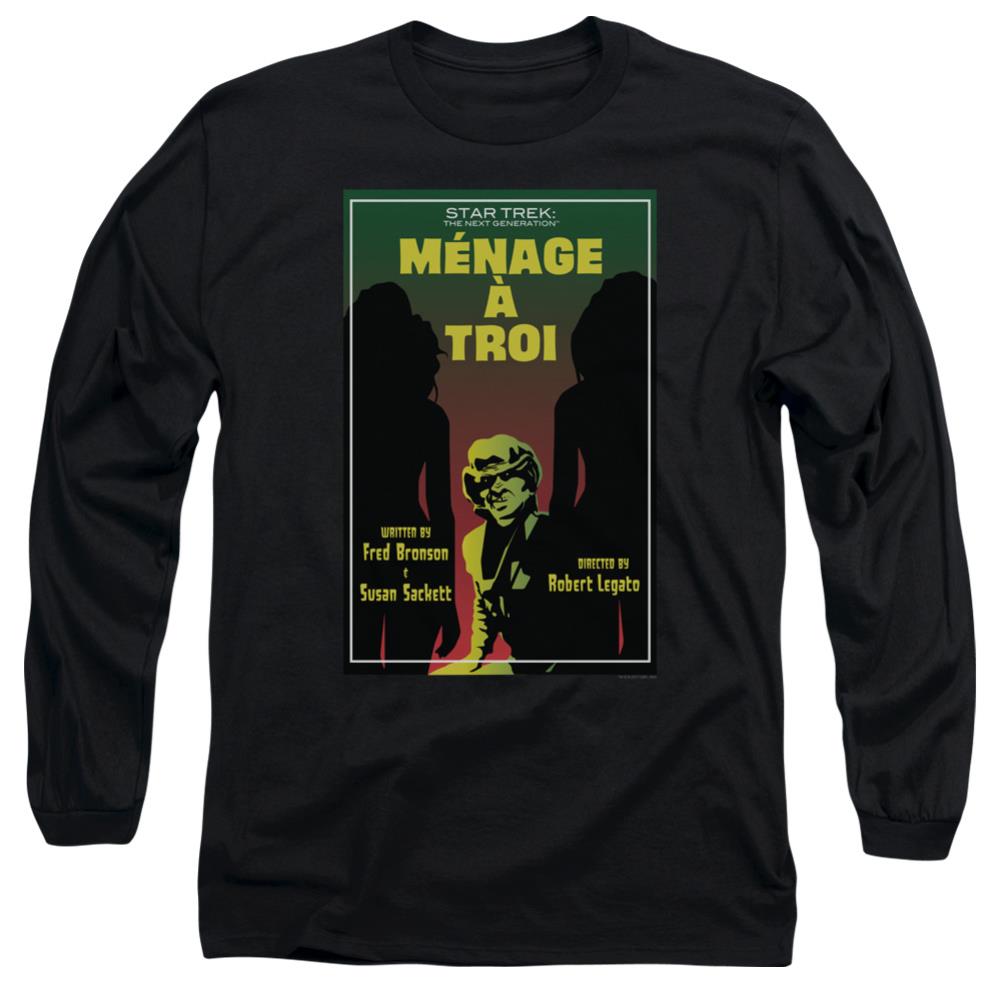 Star Trek TNG Season 3 Episode 24 Men's 18/1 Cotton Long-Sleeve T-Shirt