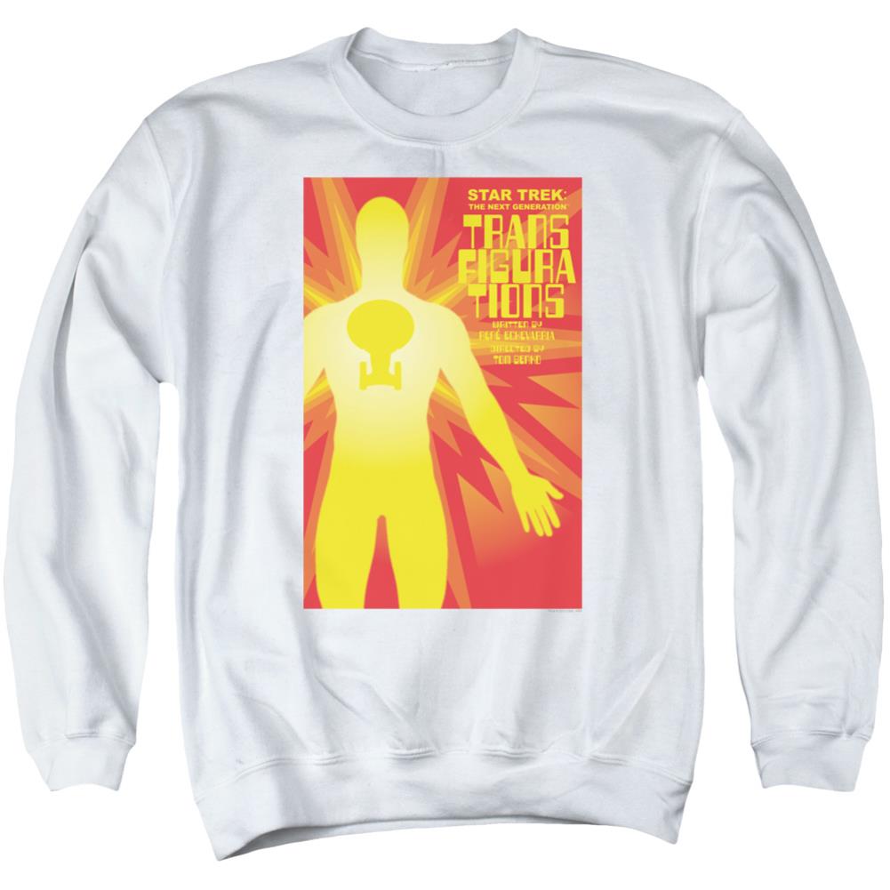 Star Trek TNG Season 3 Episode 25 Men's Crewneck 50 50 Poly Long-Sleeve T-Shirt