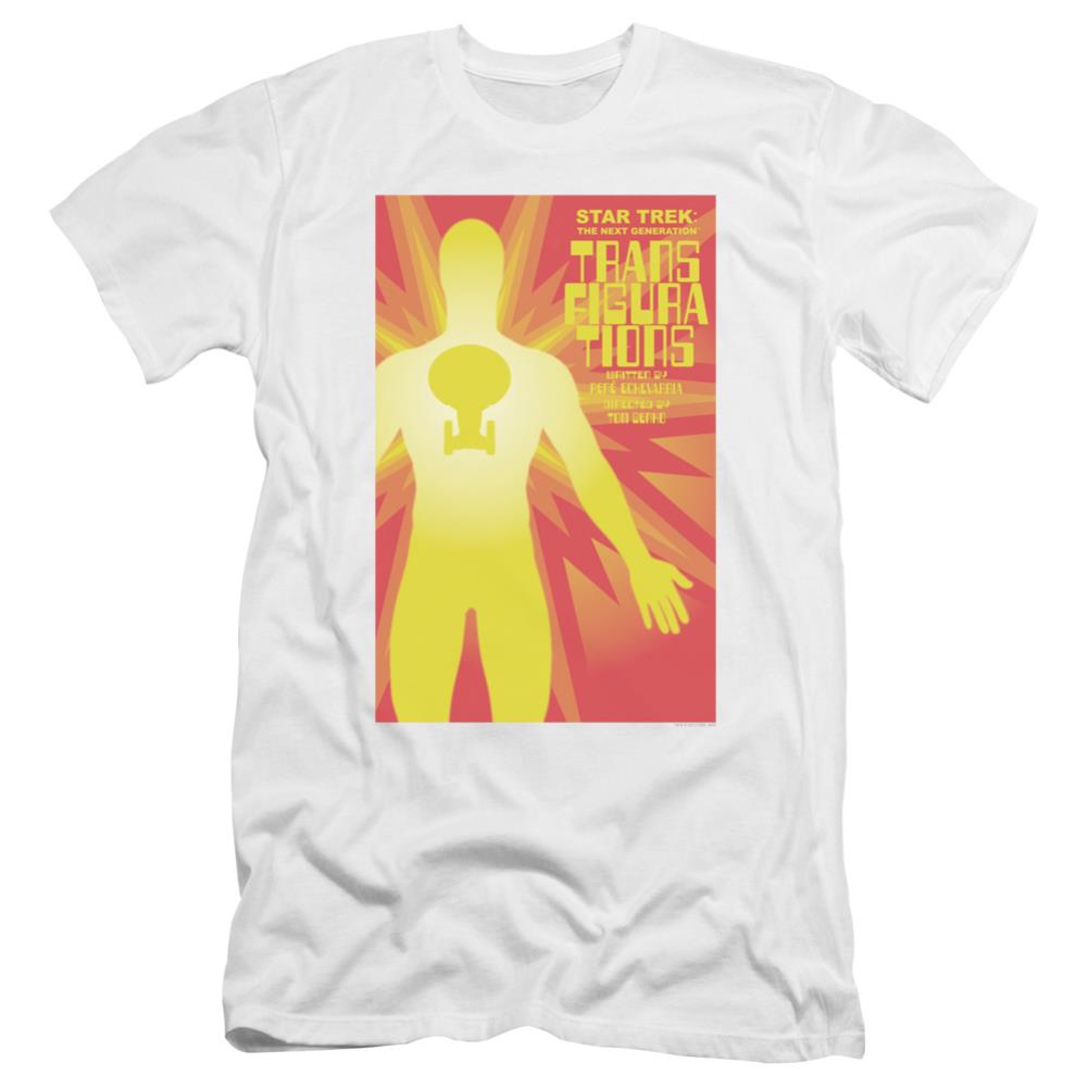 Star Trek TNG Season 3 Episode 25 Men's Ultra-Soft 30/1 Cotton Slim Short-Sleeve T-Shirt